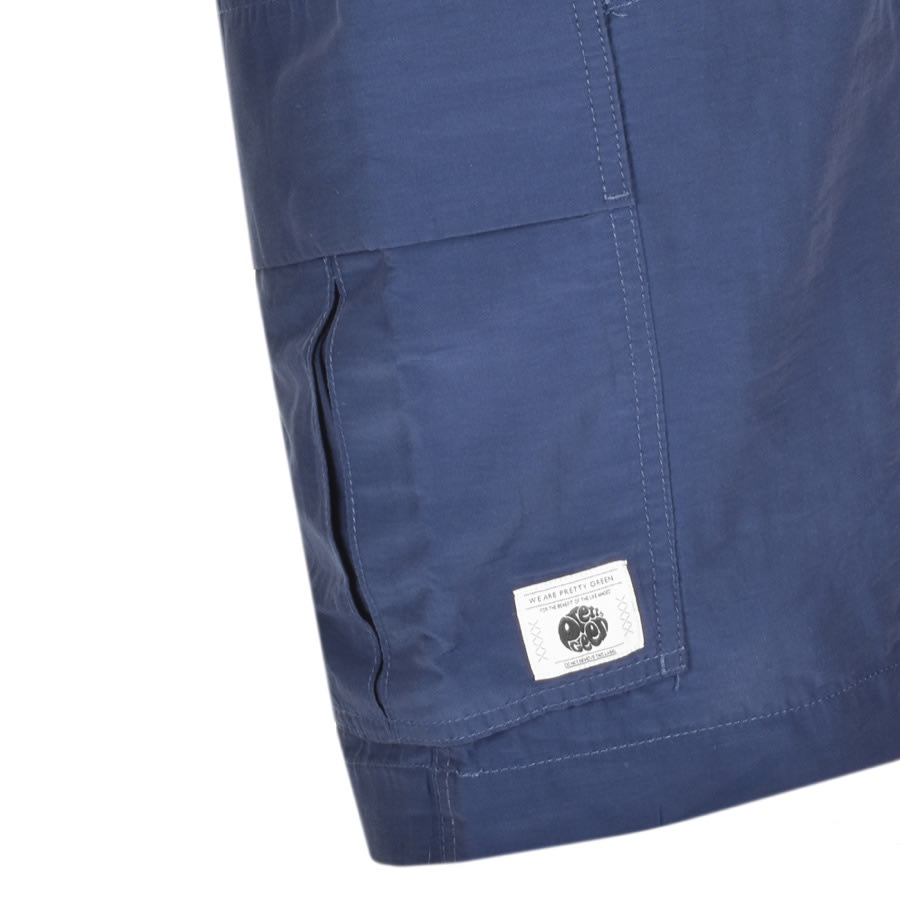 Alternative Image for ProductPretty Green Cargo Shorts Navy3